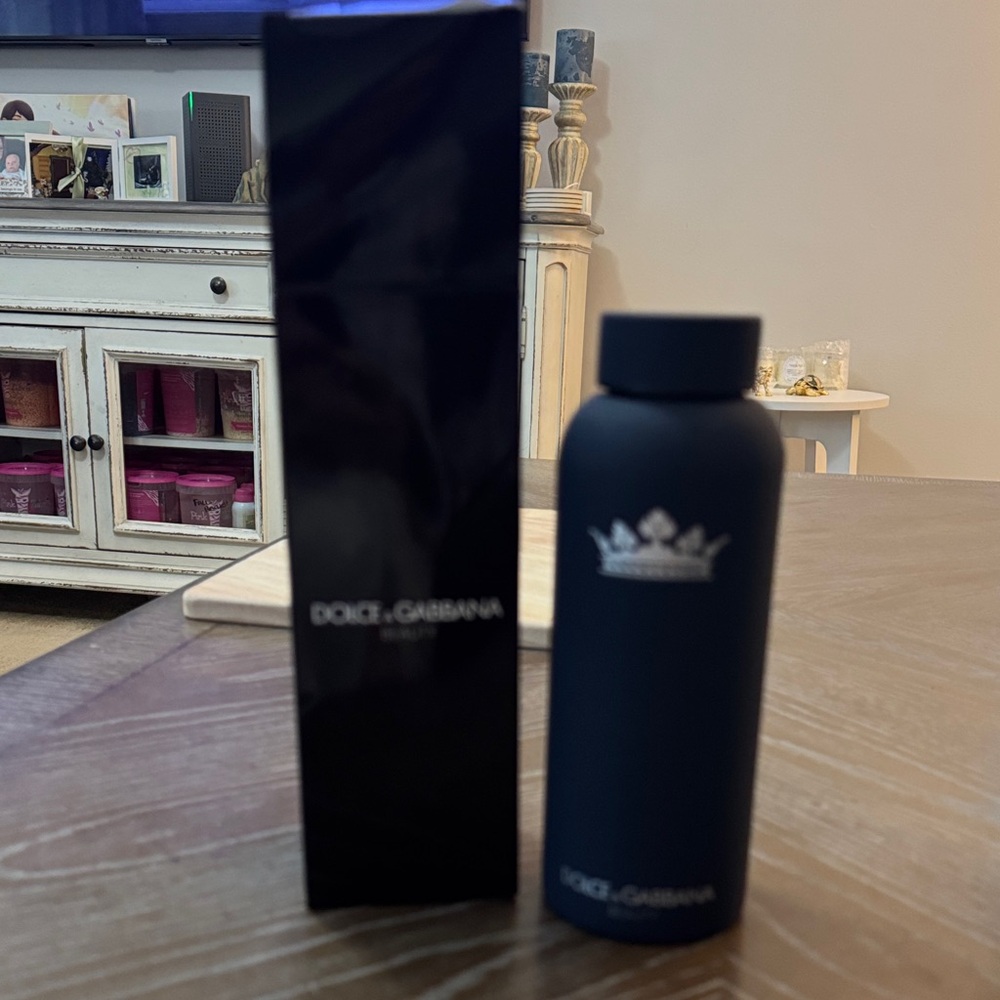 Dolce & Gabbana Matte Blue Water Bottle